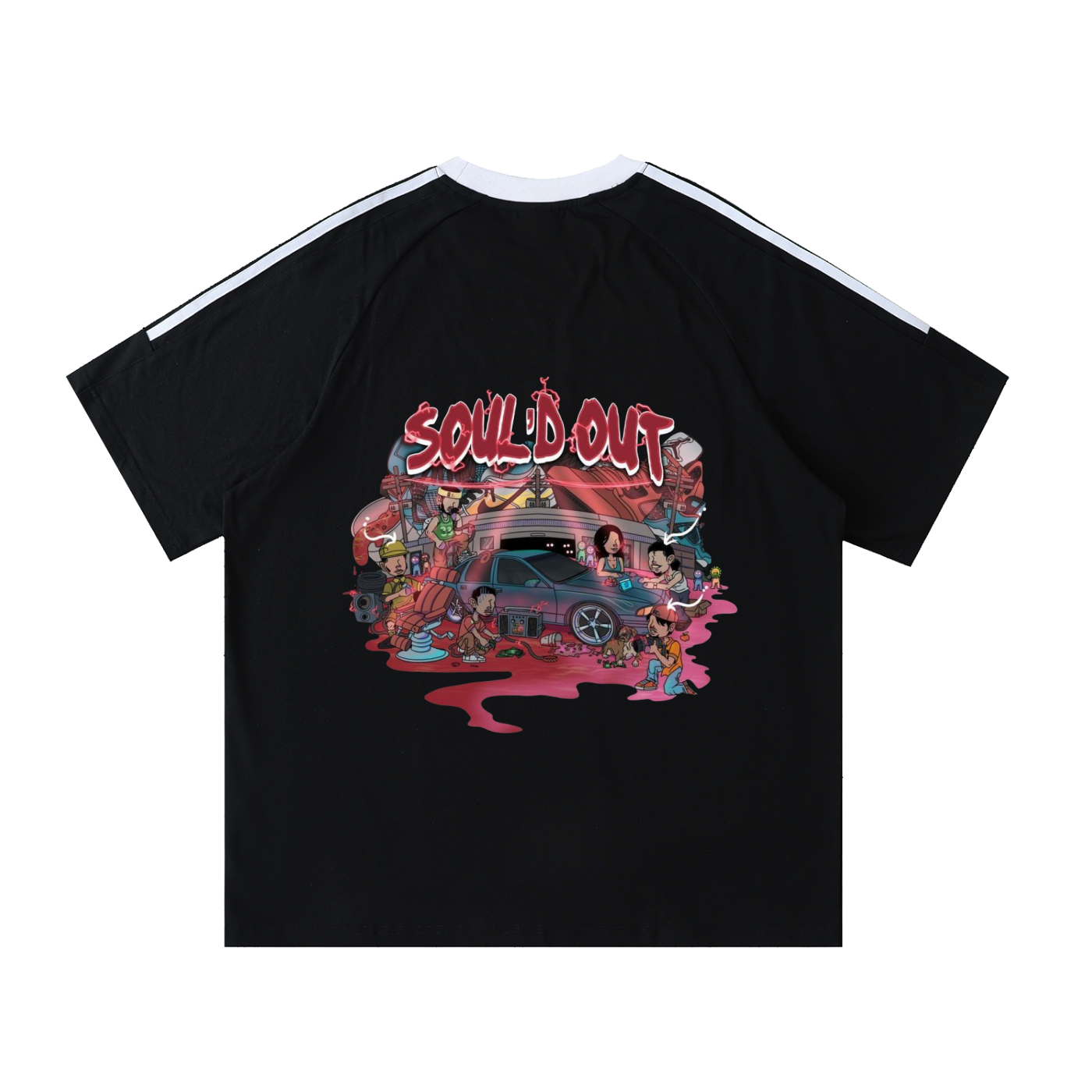 "SOUL'D OUT" Street Art Graphic Tee
