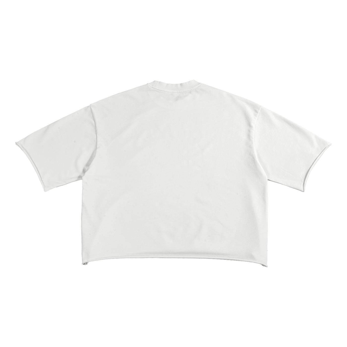 "Don't talk to me" terry raw edge shirt