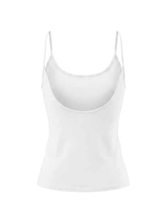 Slim Fit Open-Back Tank Top