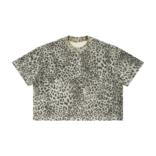 Leopard Print Boxy T-Shirt