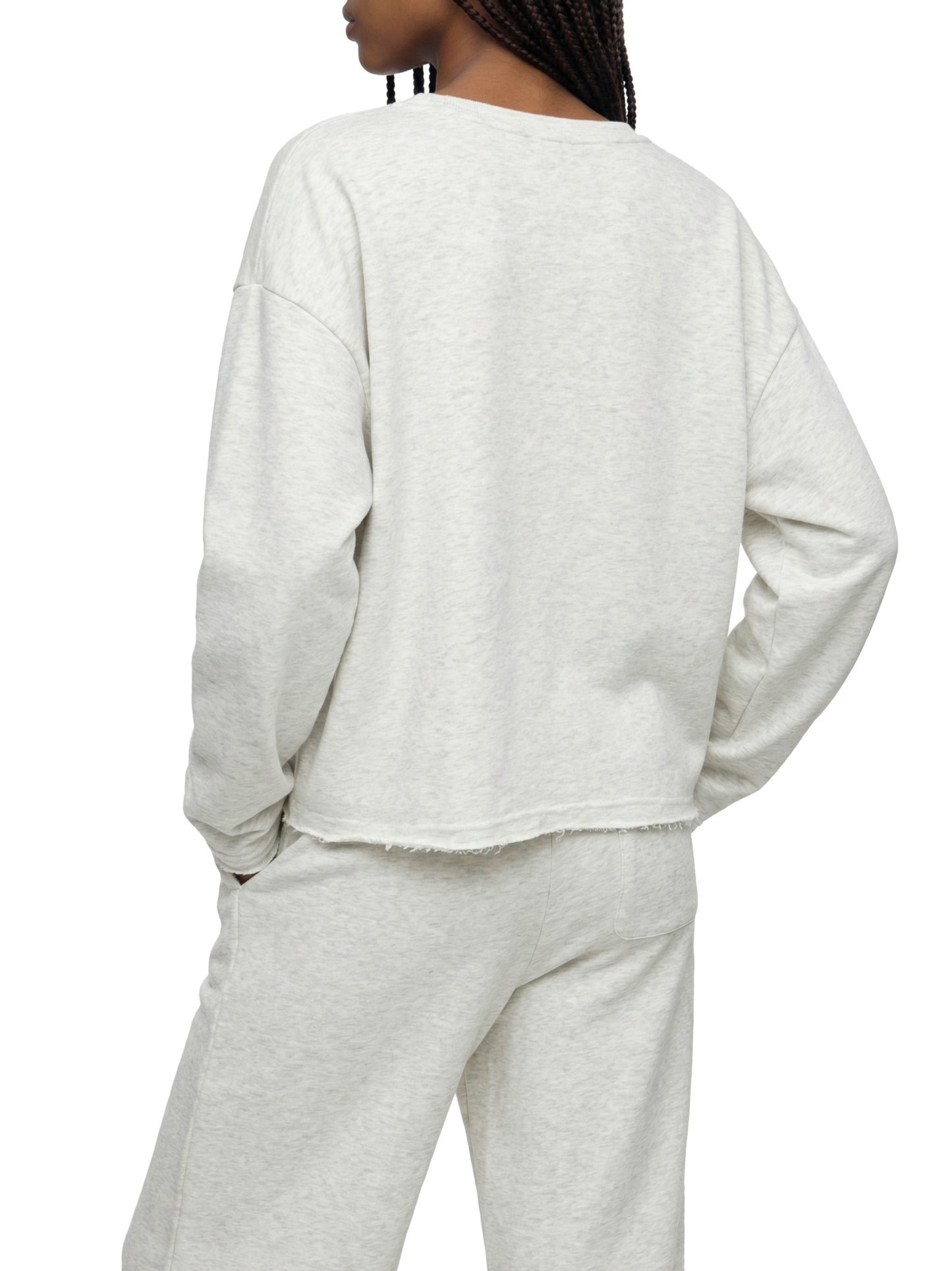 Raw Hem Lounge Set