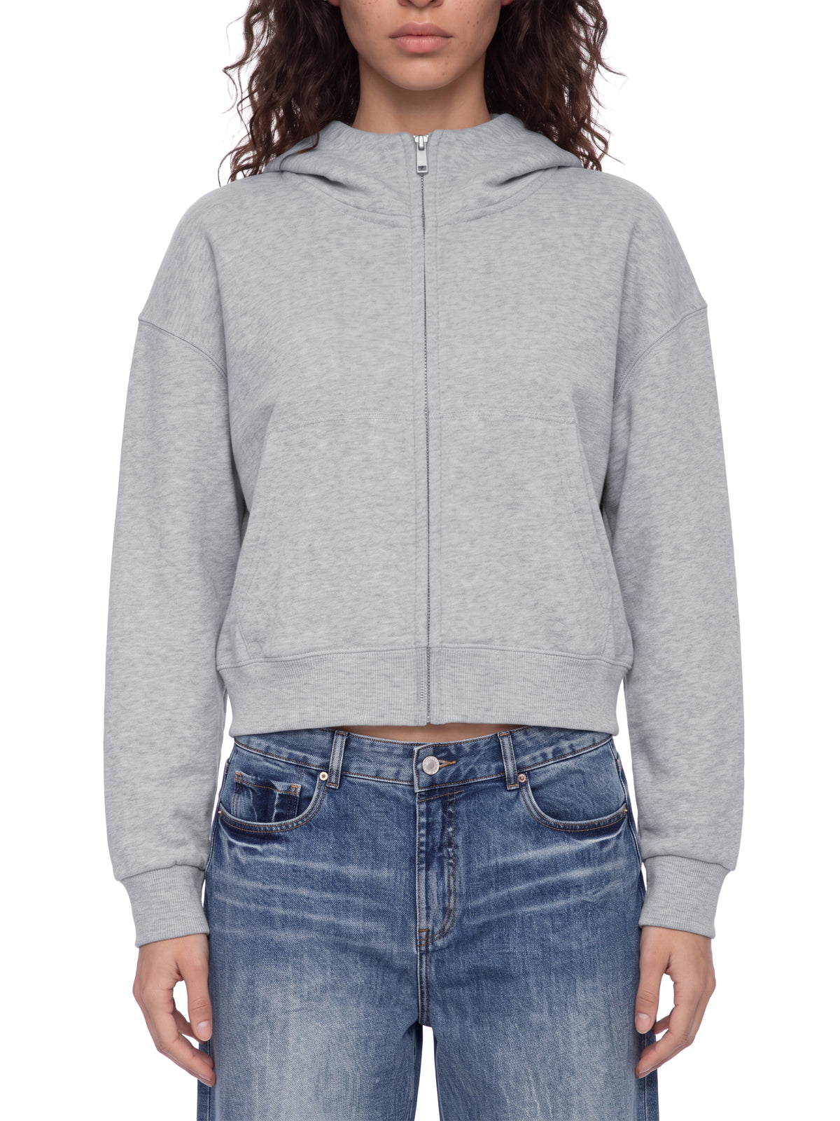 Crop Zip Hoodie