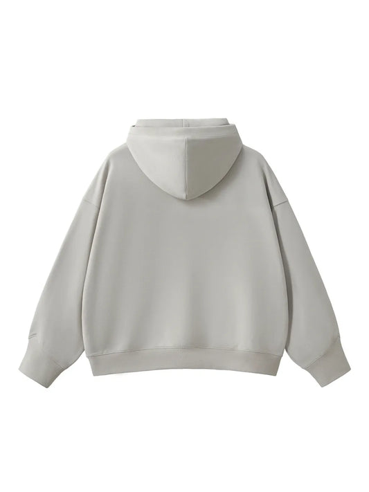 Big Hood Half-Zip Fleece Hoodie