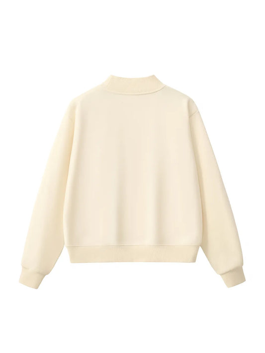 Fleece Crew Sweatshirt & Drawstring Sweatshort