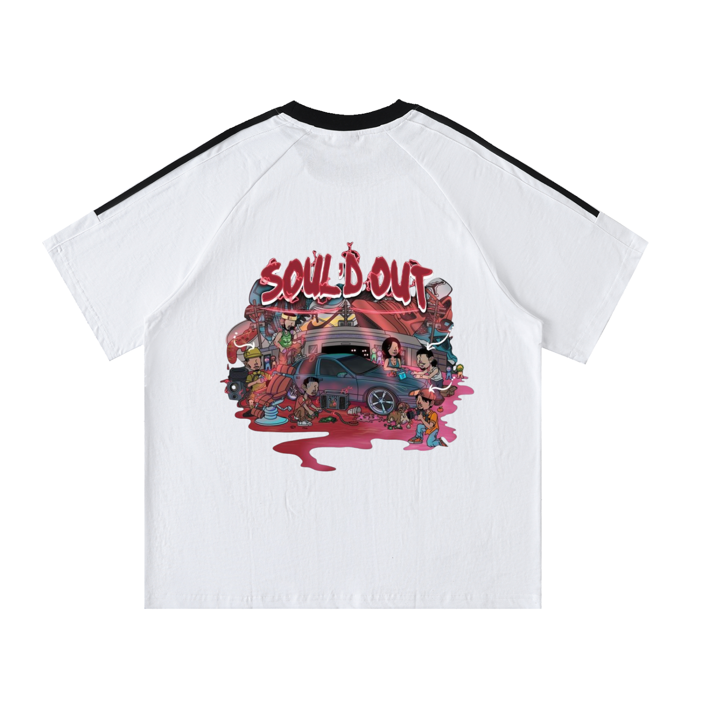 "SOUL'D OUT" Street Art Graphic Tee