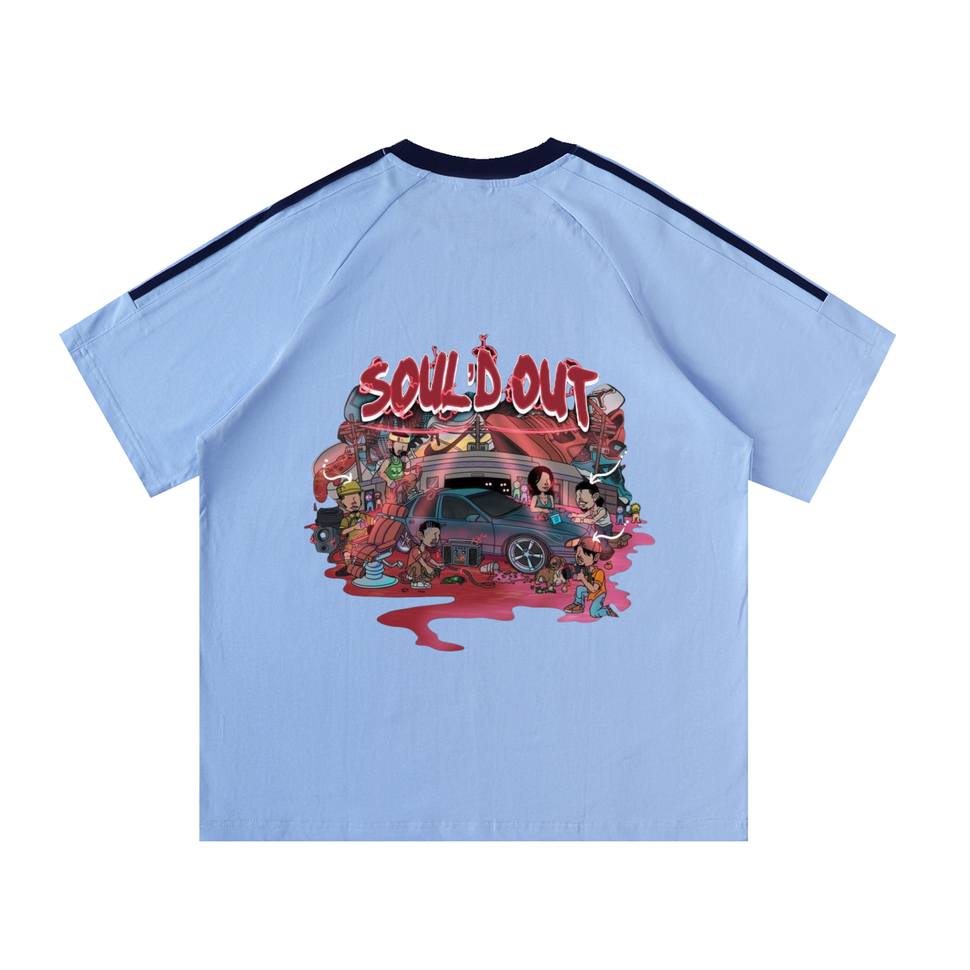 "SOUL'D OUT" Street Art Graphic Tee