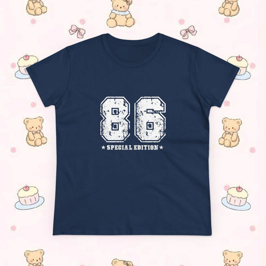 86 Special Edition Tee —Vintage Athletic Number Shirt