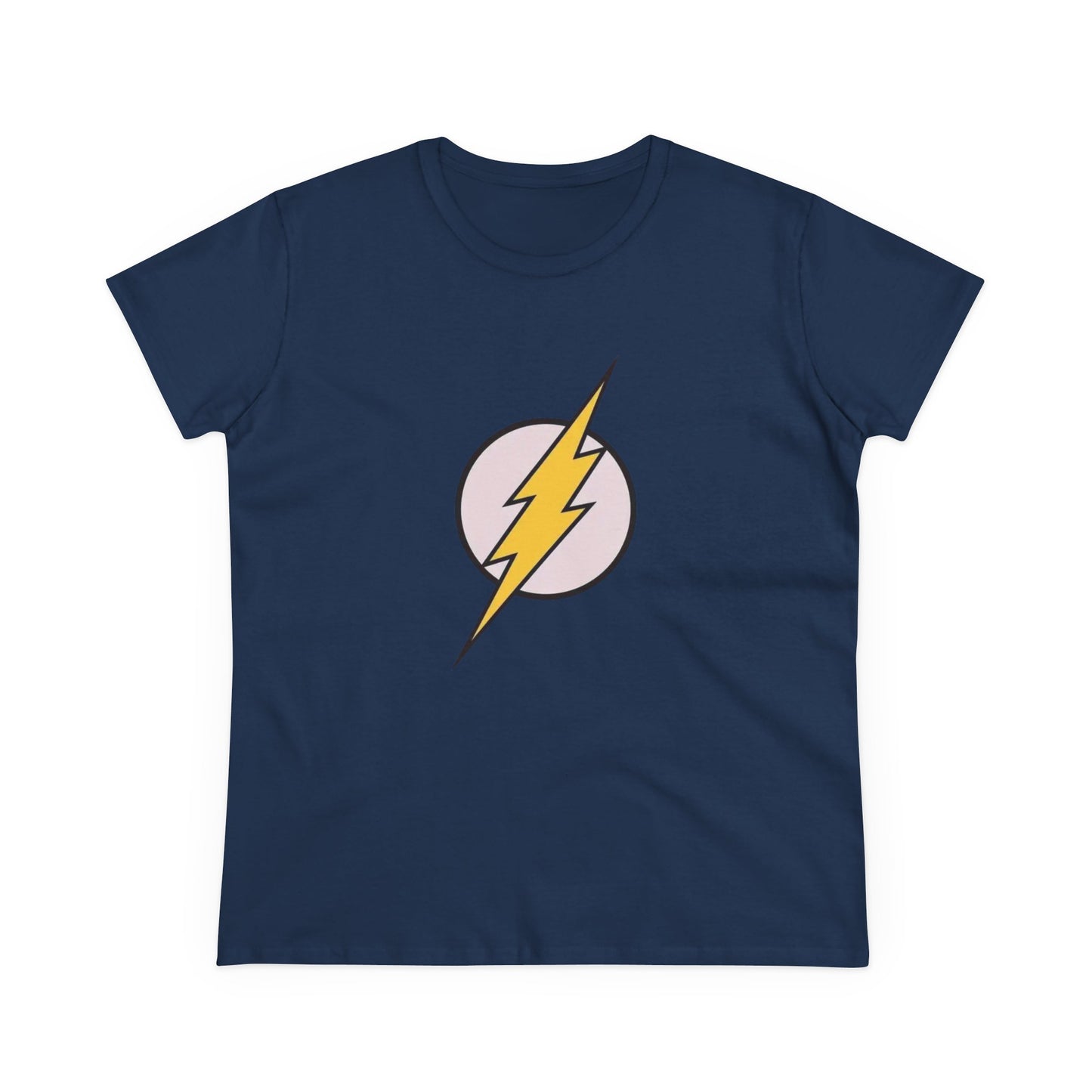 Retro Superhero flash lightening bolt tee