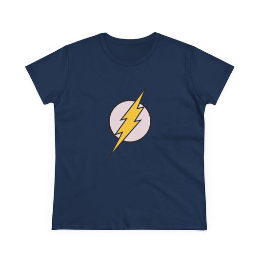 Retro Superhero flash lightening bolt tee