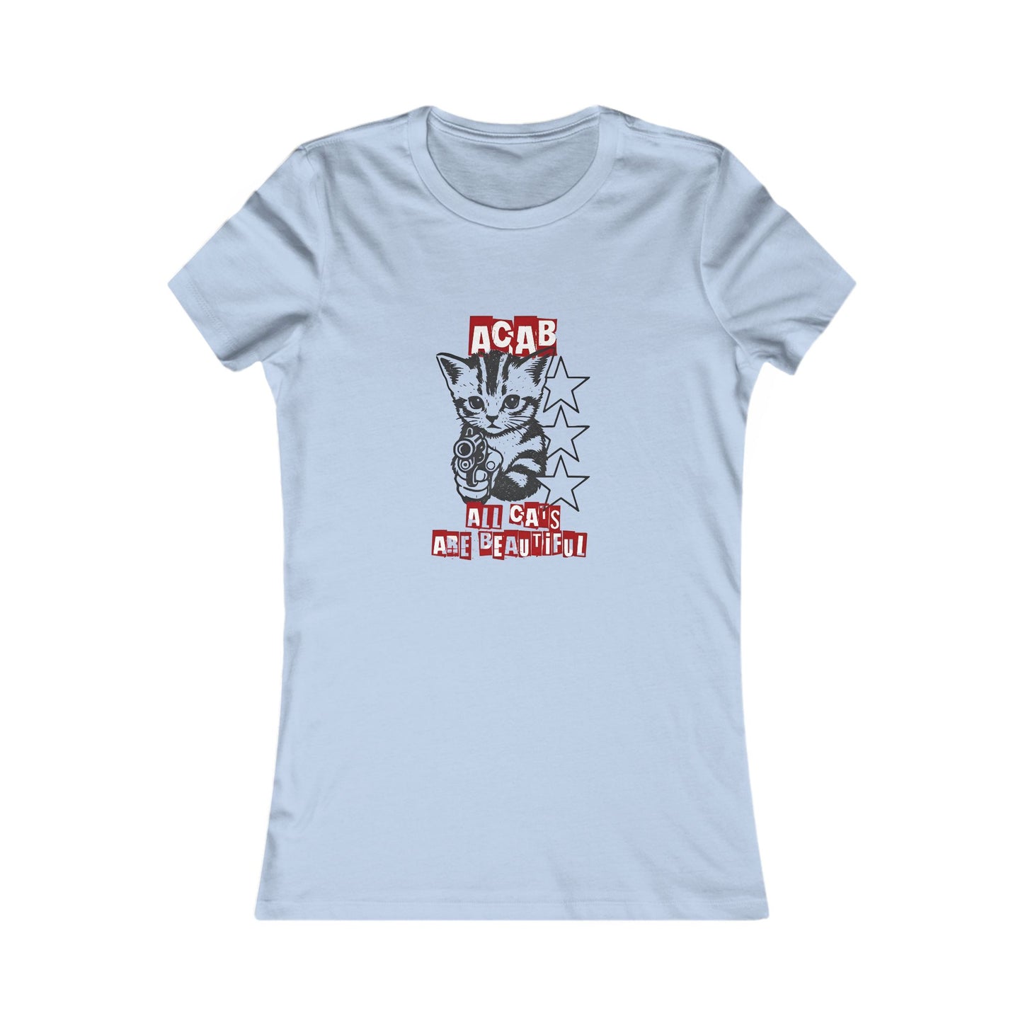 ACAB Cat Graphic Tee-"All Cats Are Beautiful" T-Shirt