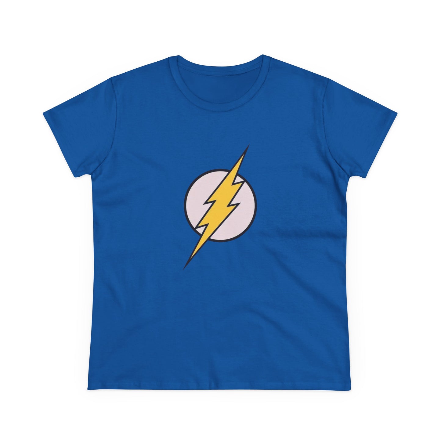 Retro Superhero flash lightening bolt tee