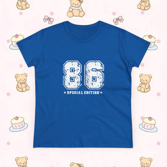 86 Special Edition Tee —Vintage Athletic Number Shirt