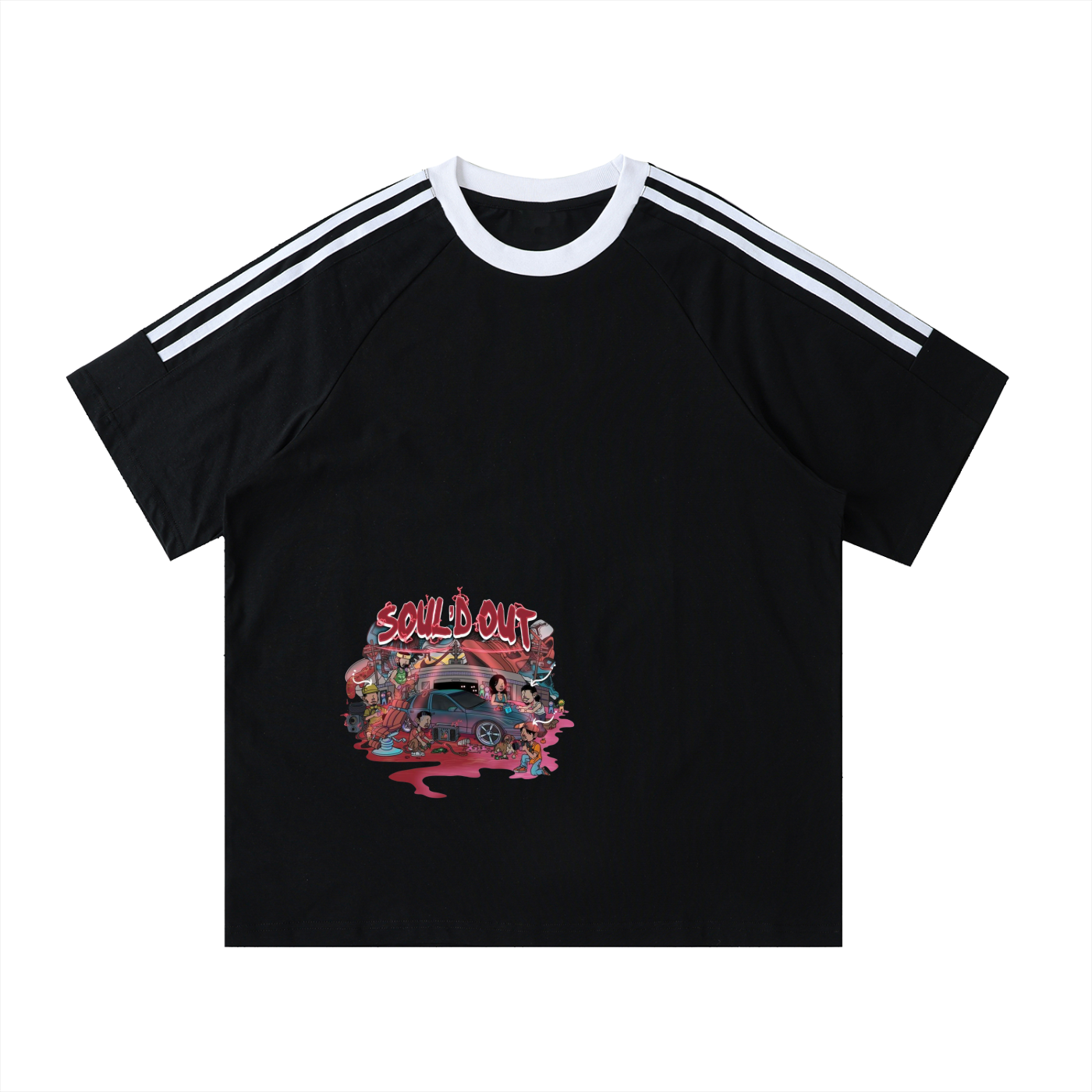 "SOUL'D OUT" Street Art Graphic Tee