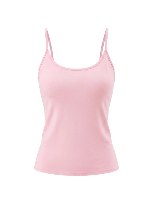 Slim Fit Open-Back Tank Top