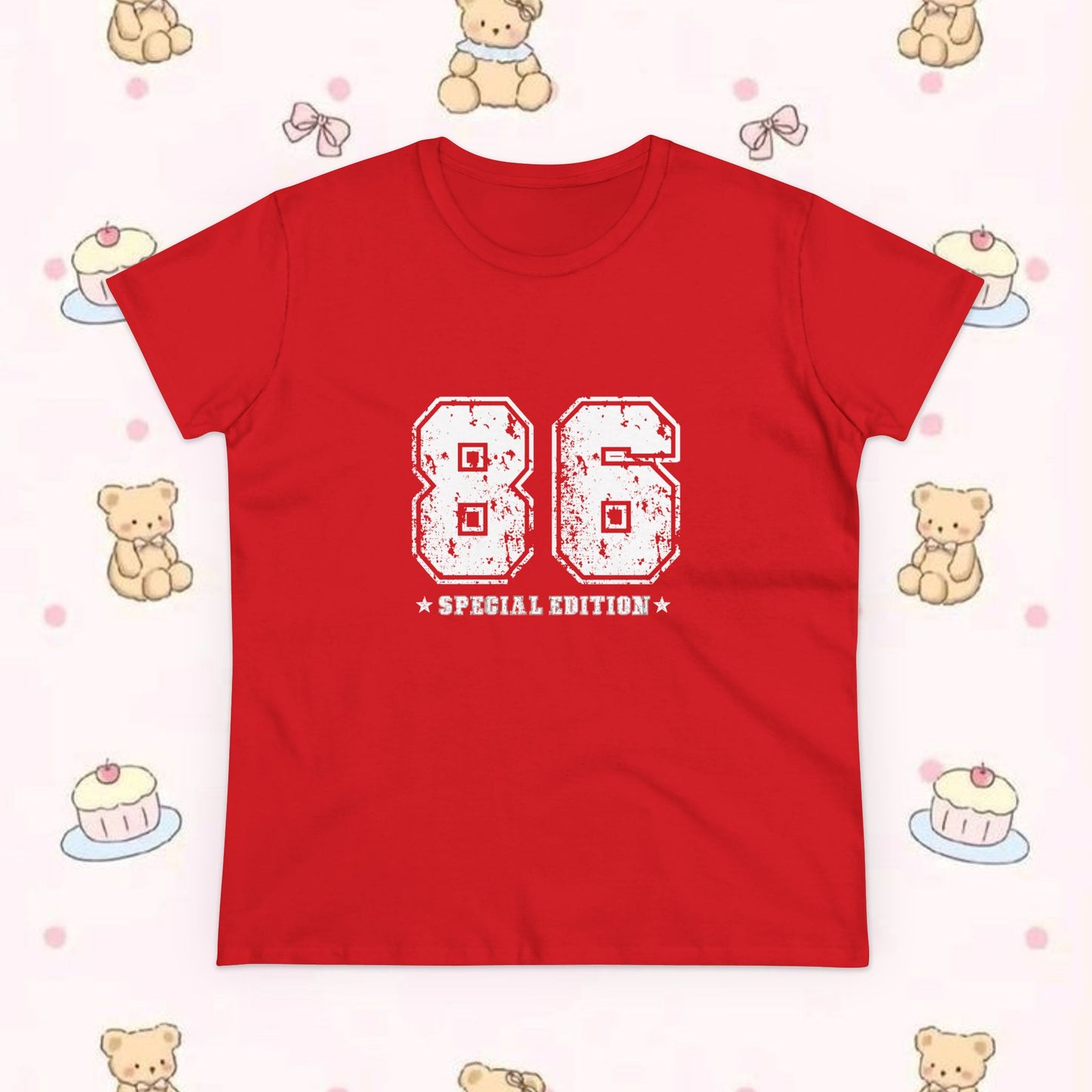 86 Special Edition Tee —Vintage Athletic Number Shirt