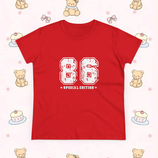 86 Special Edition Tee —Vintage Athletic Number Shirt
