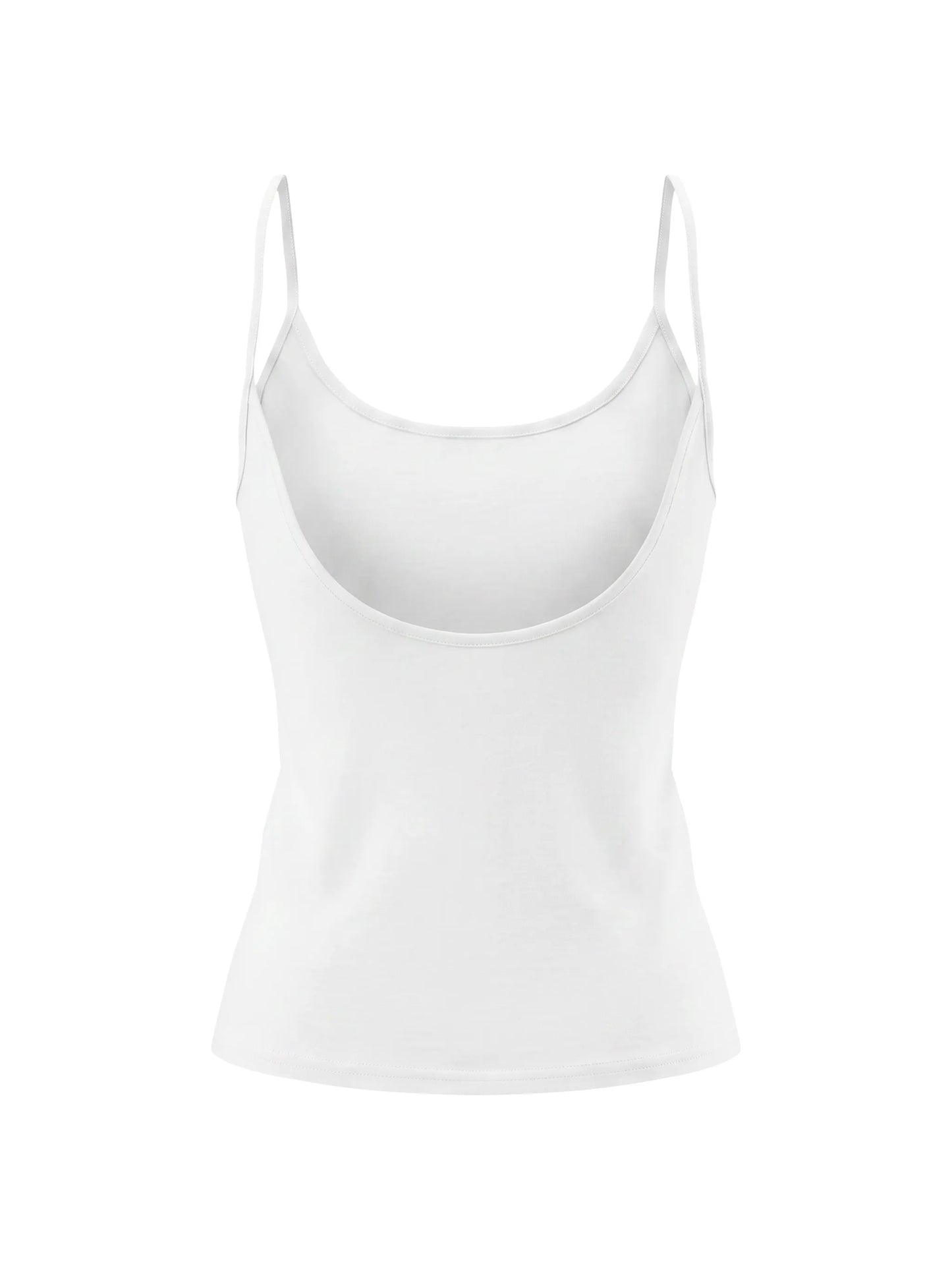 Slim Fit Open-Back Tank Top