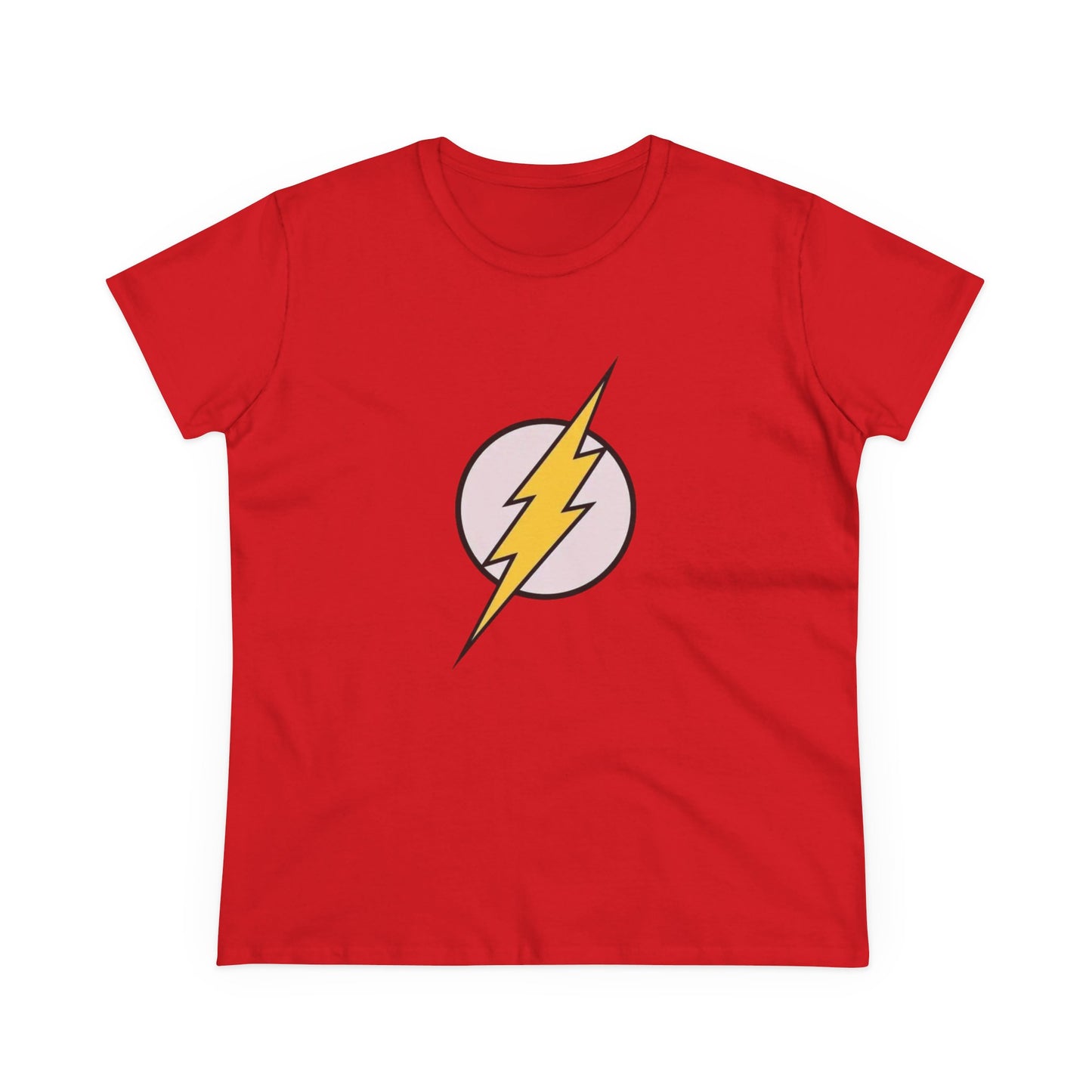 Retro Superhero flash lightening bolt tee