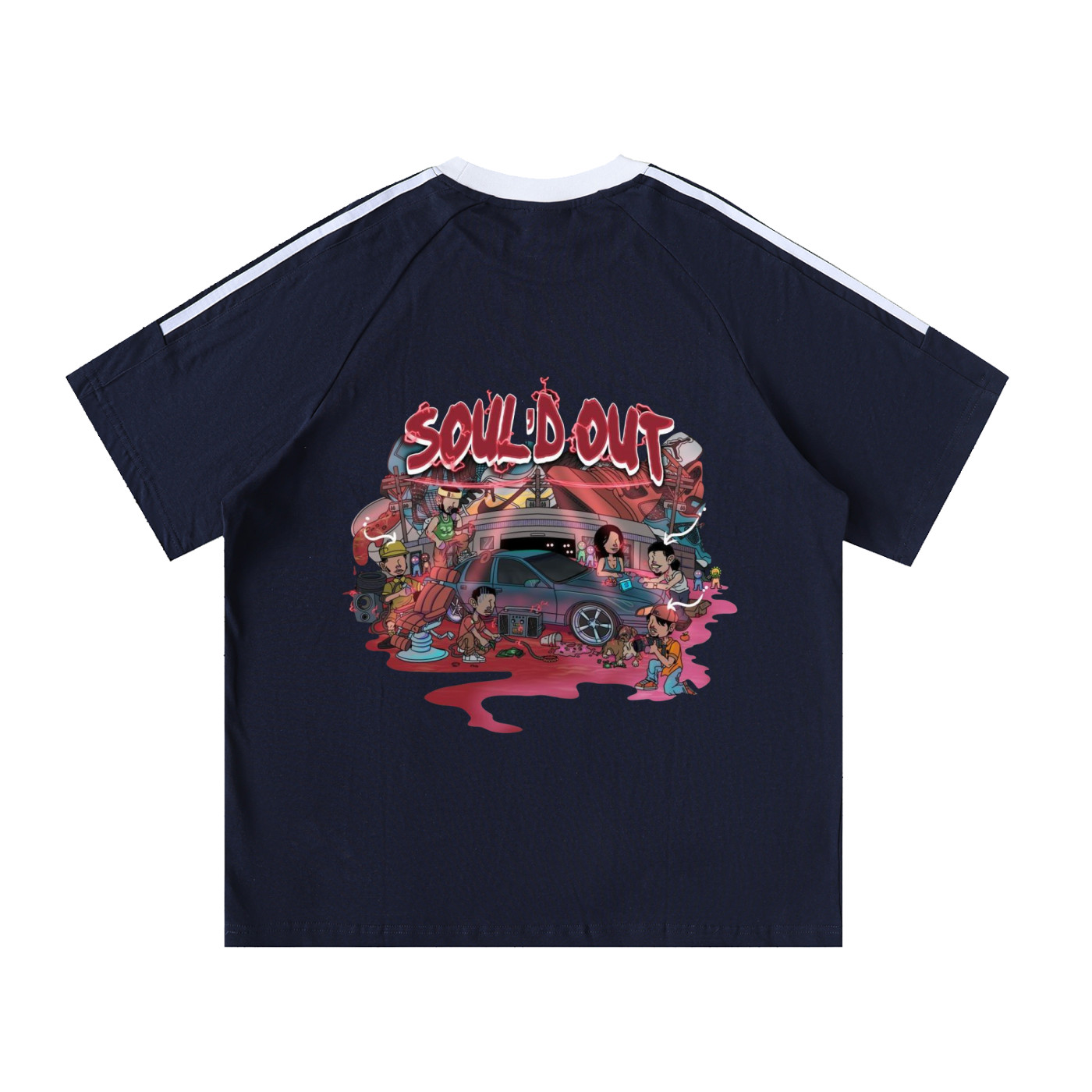 "SOUL'D OUT" Street Art Graphic Tee