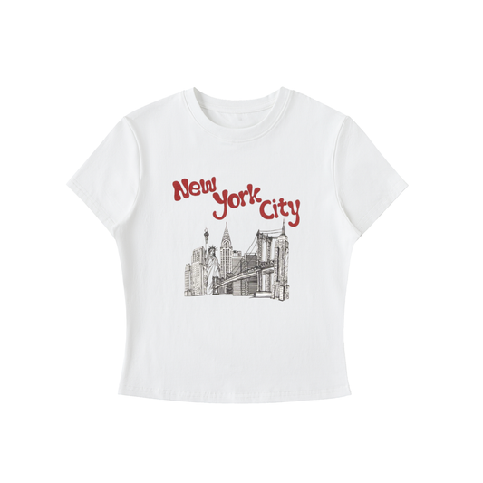 ”New York City”bodycon crewneck