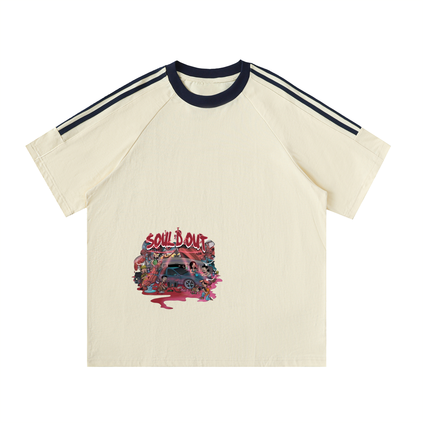 "SOUL'D OUT" Street Art Graphic Tee