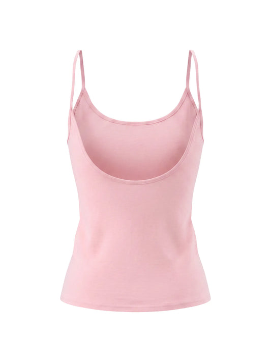 Slim Fit Open-Back Tank Top