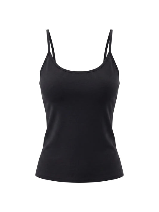 Slim Fit Open-Back Tank Top