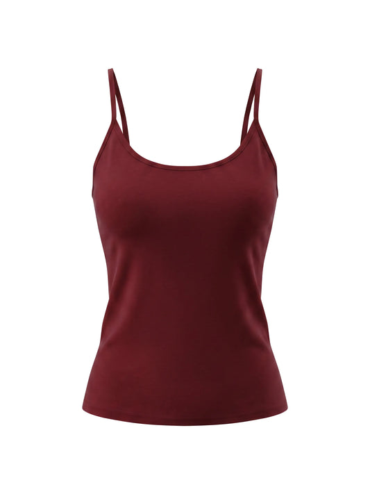 Slim Fit Open-Back Tank Top