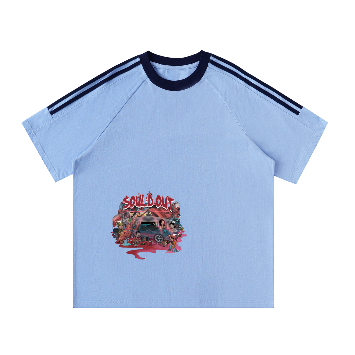 "SOUL'D OUT" Street Art Graphic Tee