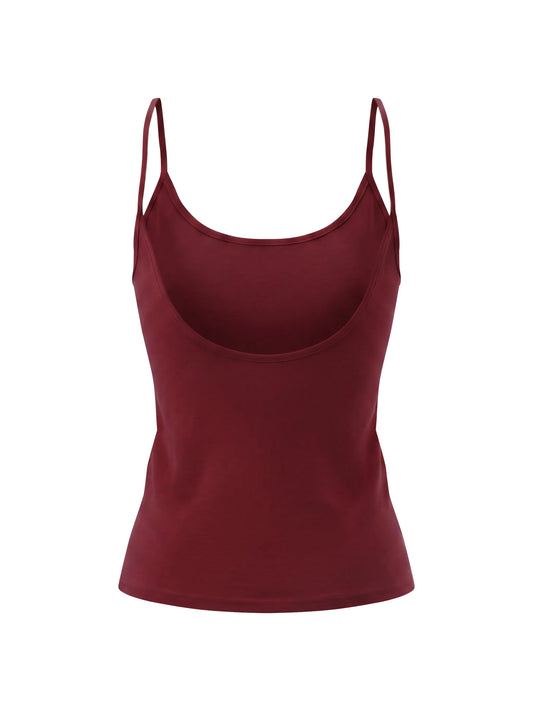Slim Fit Open-Back Tank Top