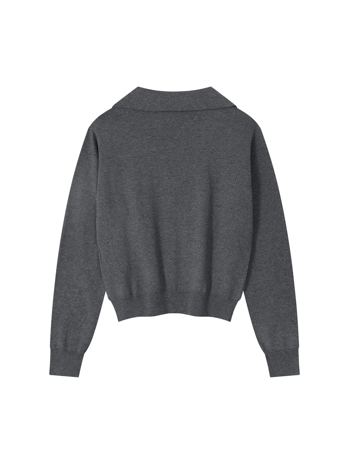 Collared Pullover Knit Sweater