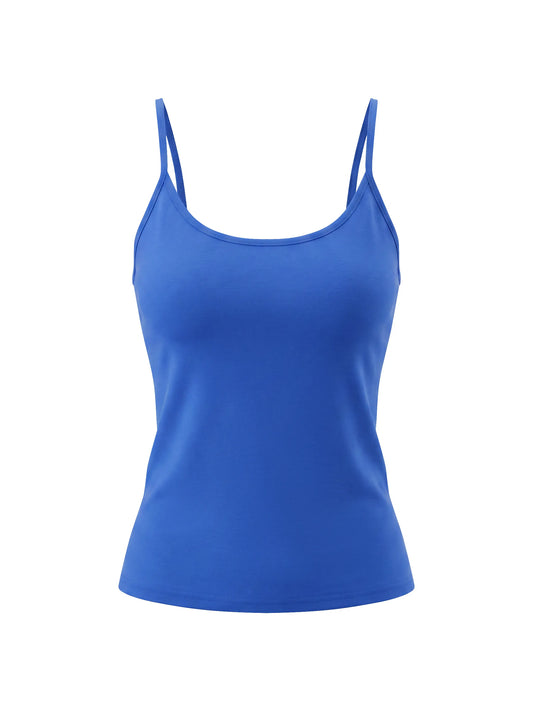 Slim Fit Open-Back Tank Top