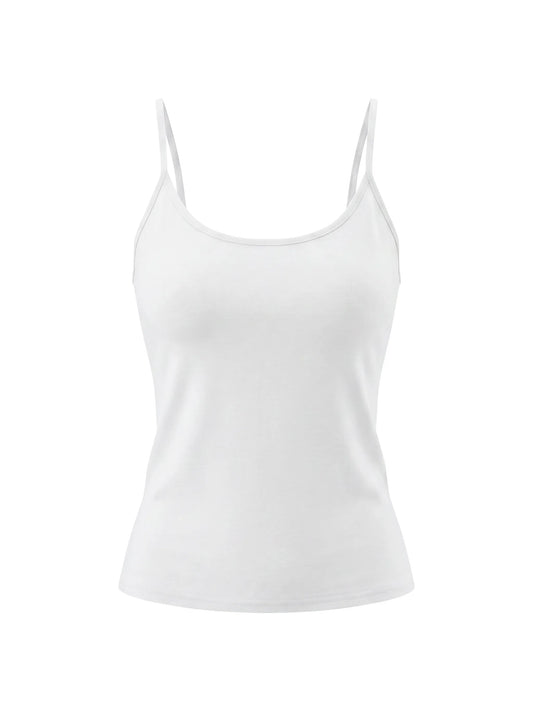 Slim Fit Open-Back Tank Top