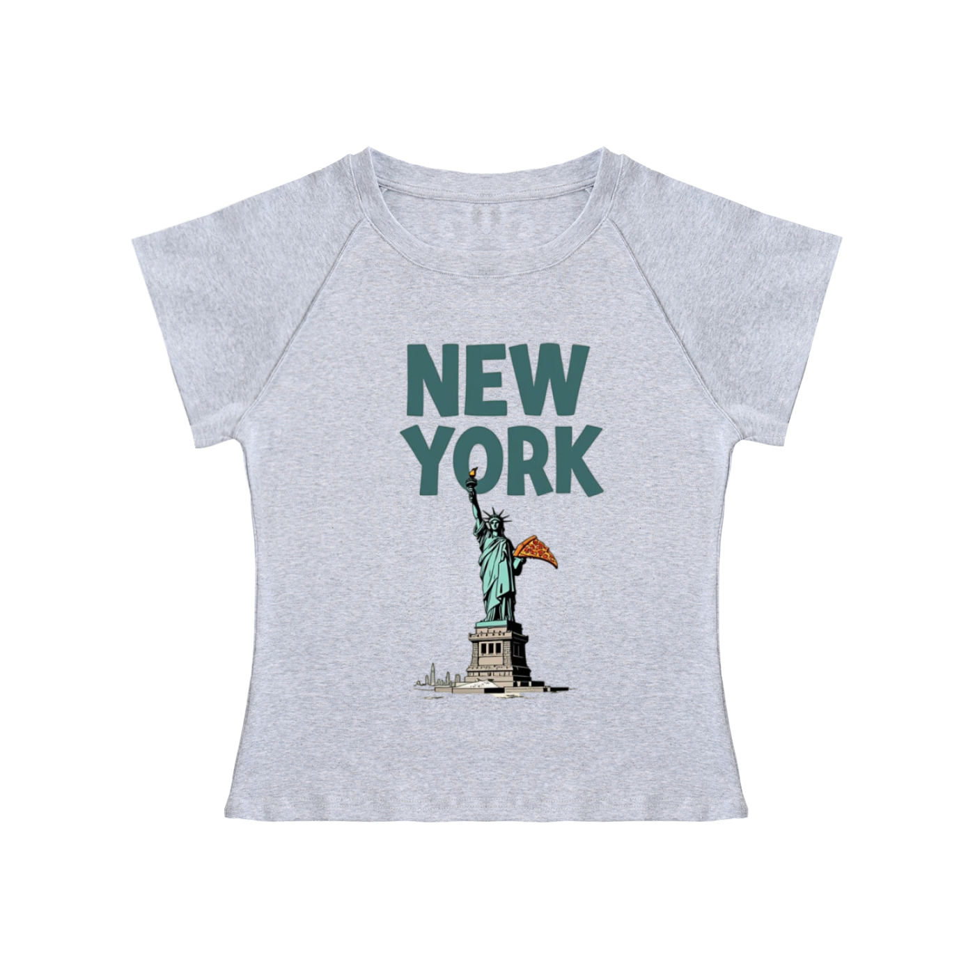 New York Raglan Sleeve baby tee