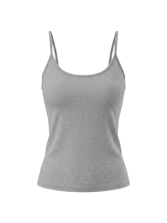 Slim Fit Open-Back Tank Top