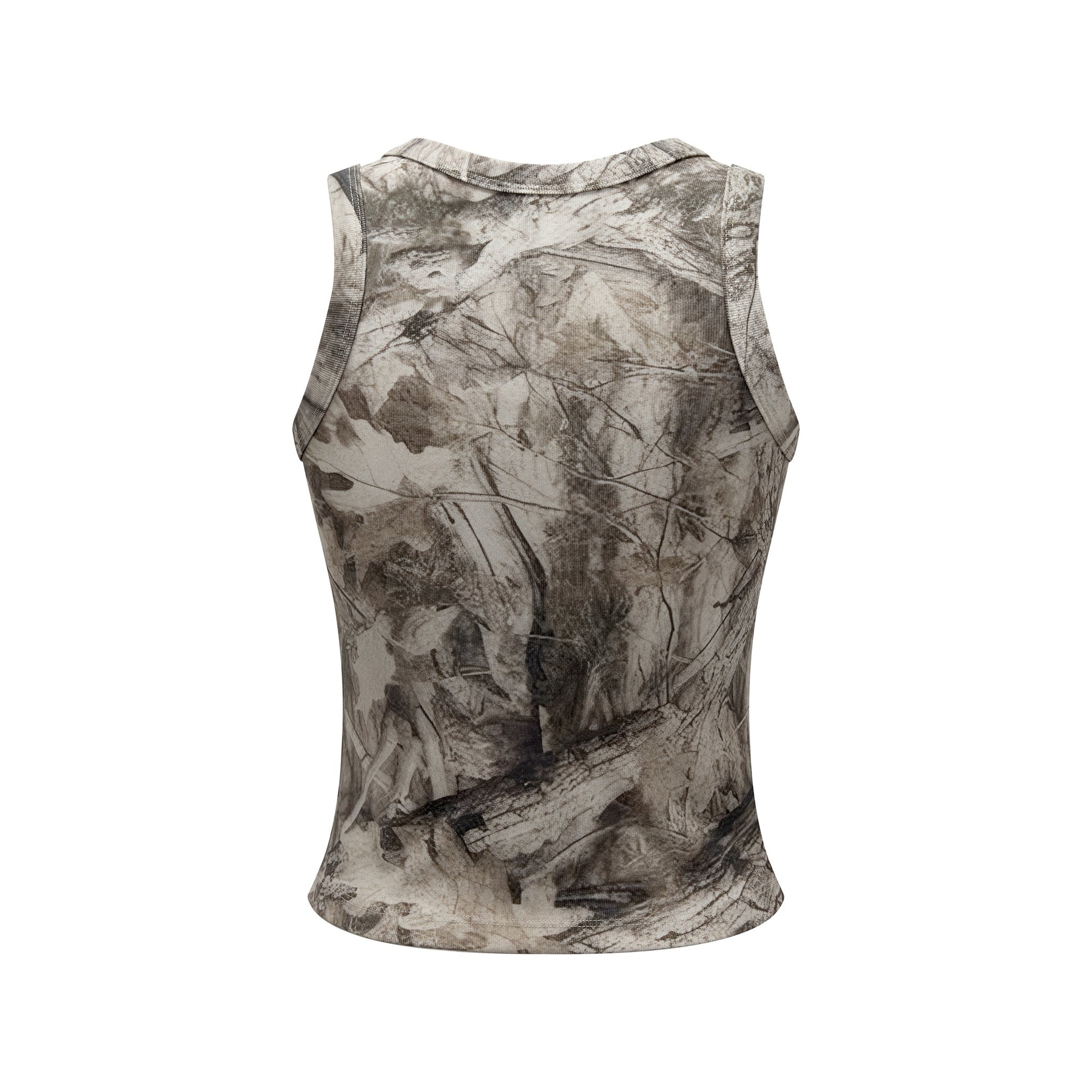 315GSM Women’s Camouflage Tank Top with Racerback Branch Camouflage