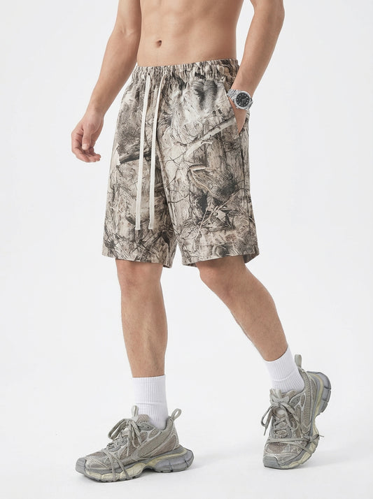240GSM Men’s Relaxed Fit Camouflage Shorts Branch Camouflage