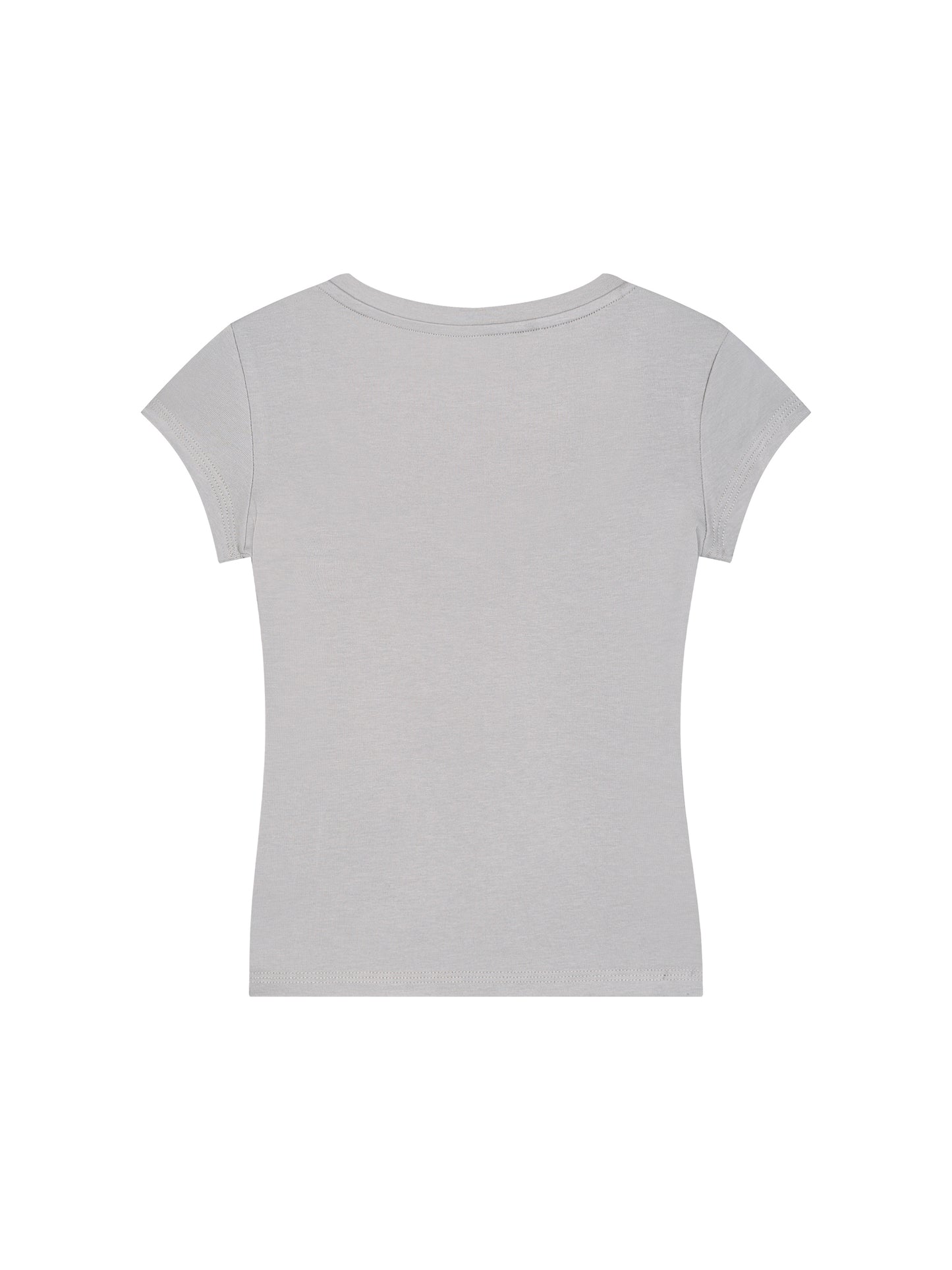 V-Neck Bodycon T-Shirt