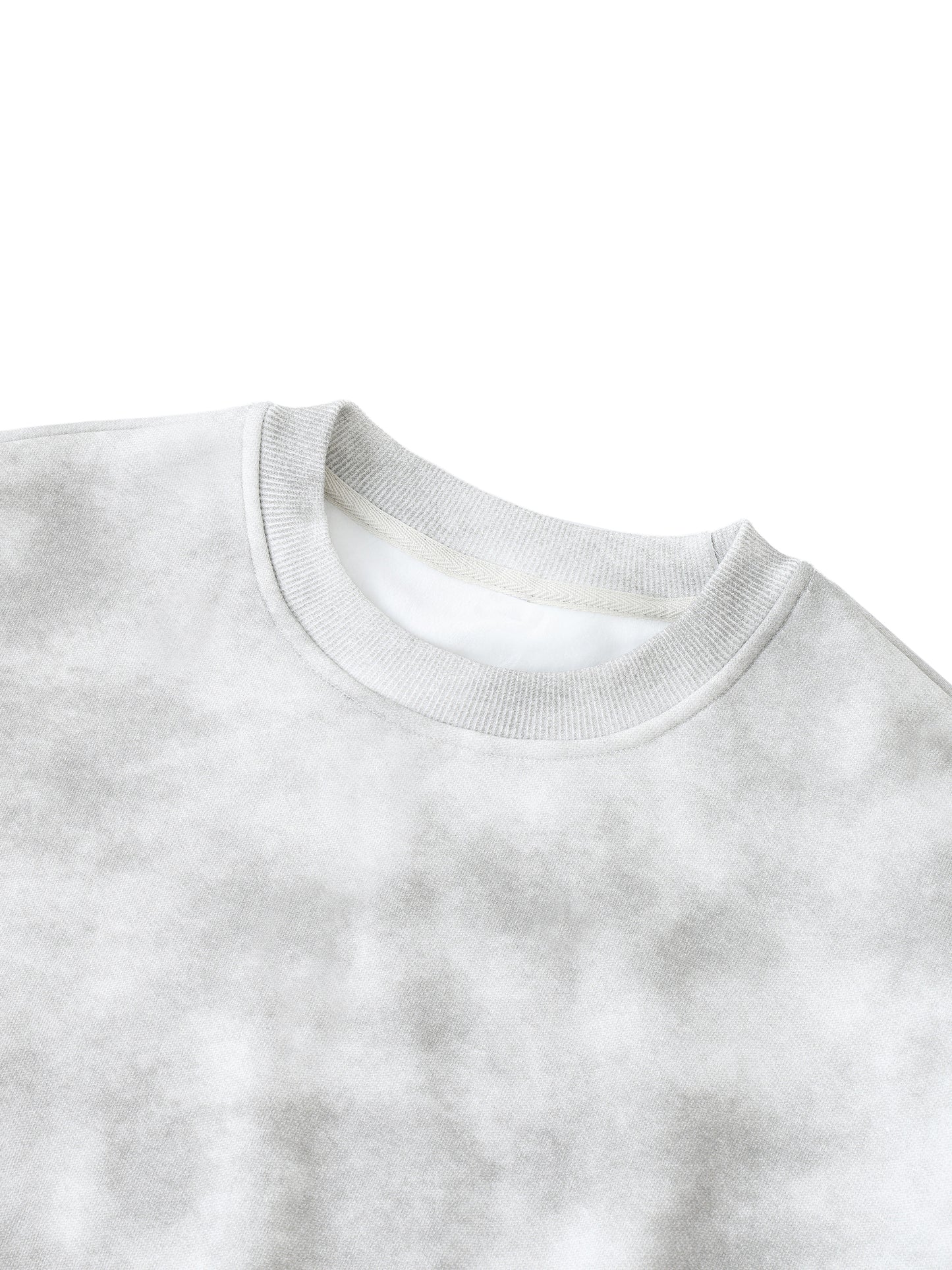 Dirty Washed Boxy Fleeced Sweatshirt