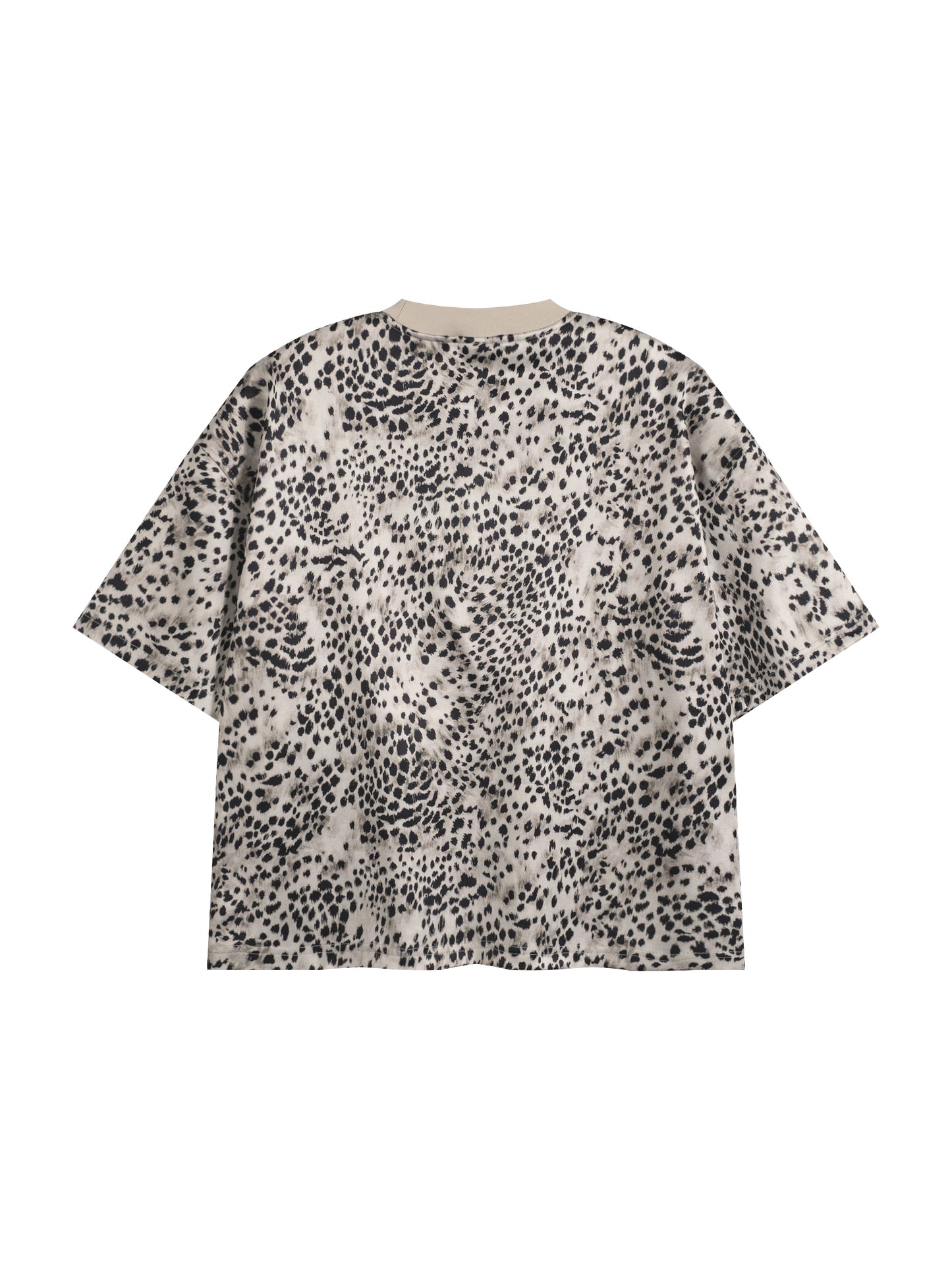 Leopard Print Boxy T-Shirt