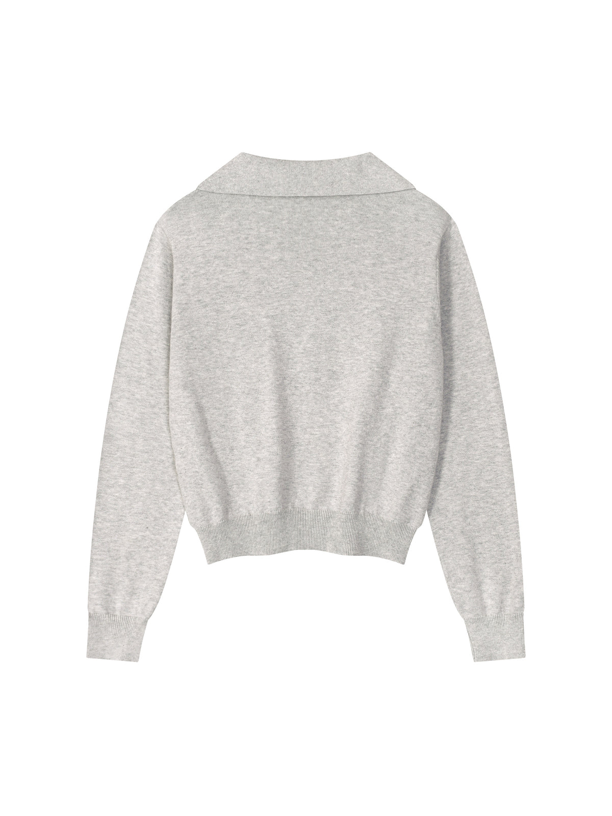 Collared Pullover Knit Sweater