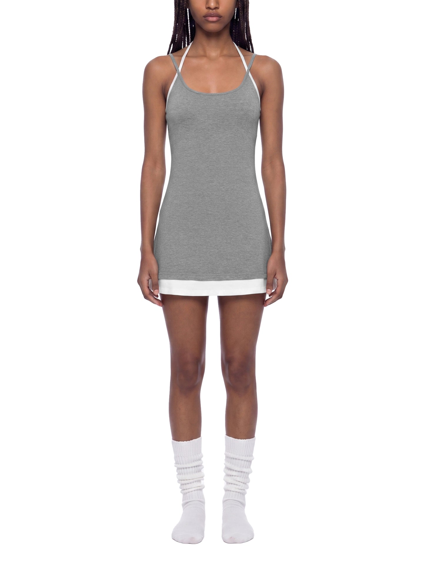 sleeveless dress