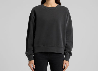 Wo's Relaxed Faded Crew