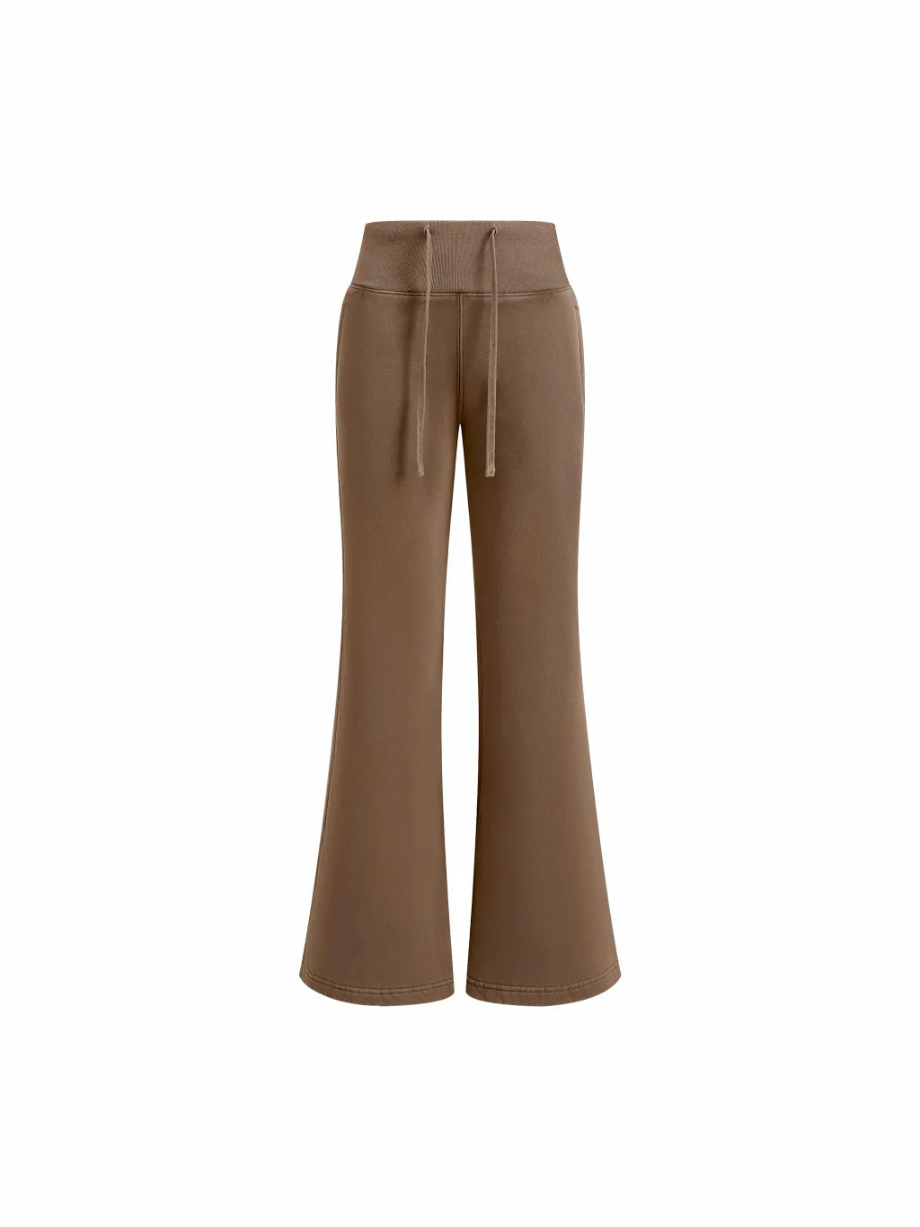 Vintage Washed Flared Fleece Pants