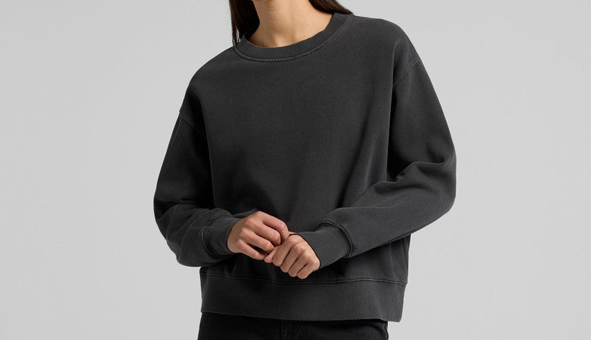 Wo's Relaxed Faded Crew