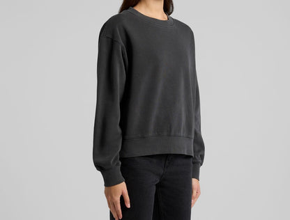 Wo's Relaxed Faded Crew