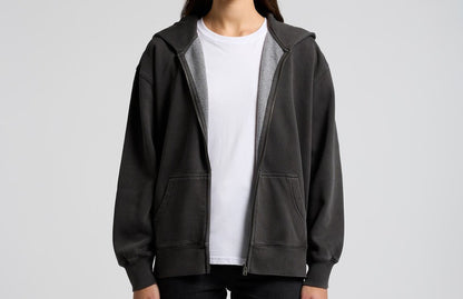 Wo's Relaxed Faded Zip Hood