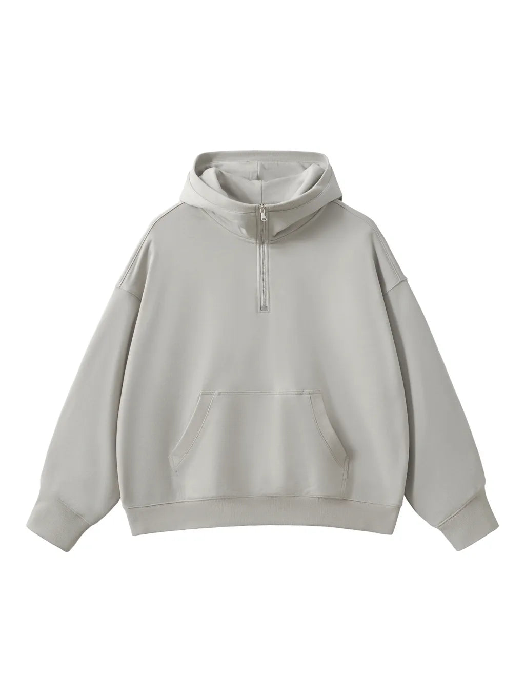 Big Hood Half-Zip Fleece Hoodie