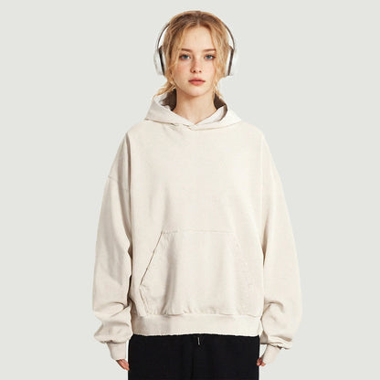 sun faded distressed hoodie