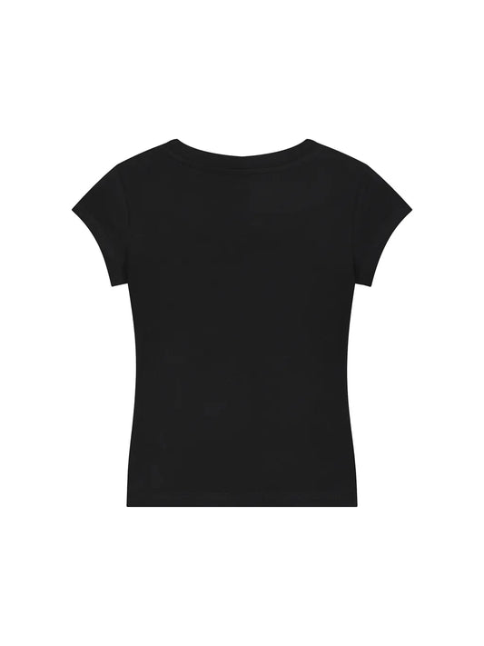 V-Neck Bodycon T-Shirt
